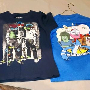 BOYS LOT TOPS / SHIRTS SIZE LARGE / 10